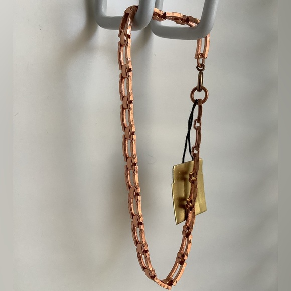 New vintage fancy SOLID COPPER bracelet - Picture 7 of 11